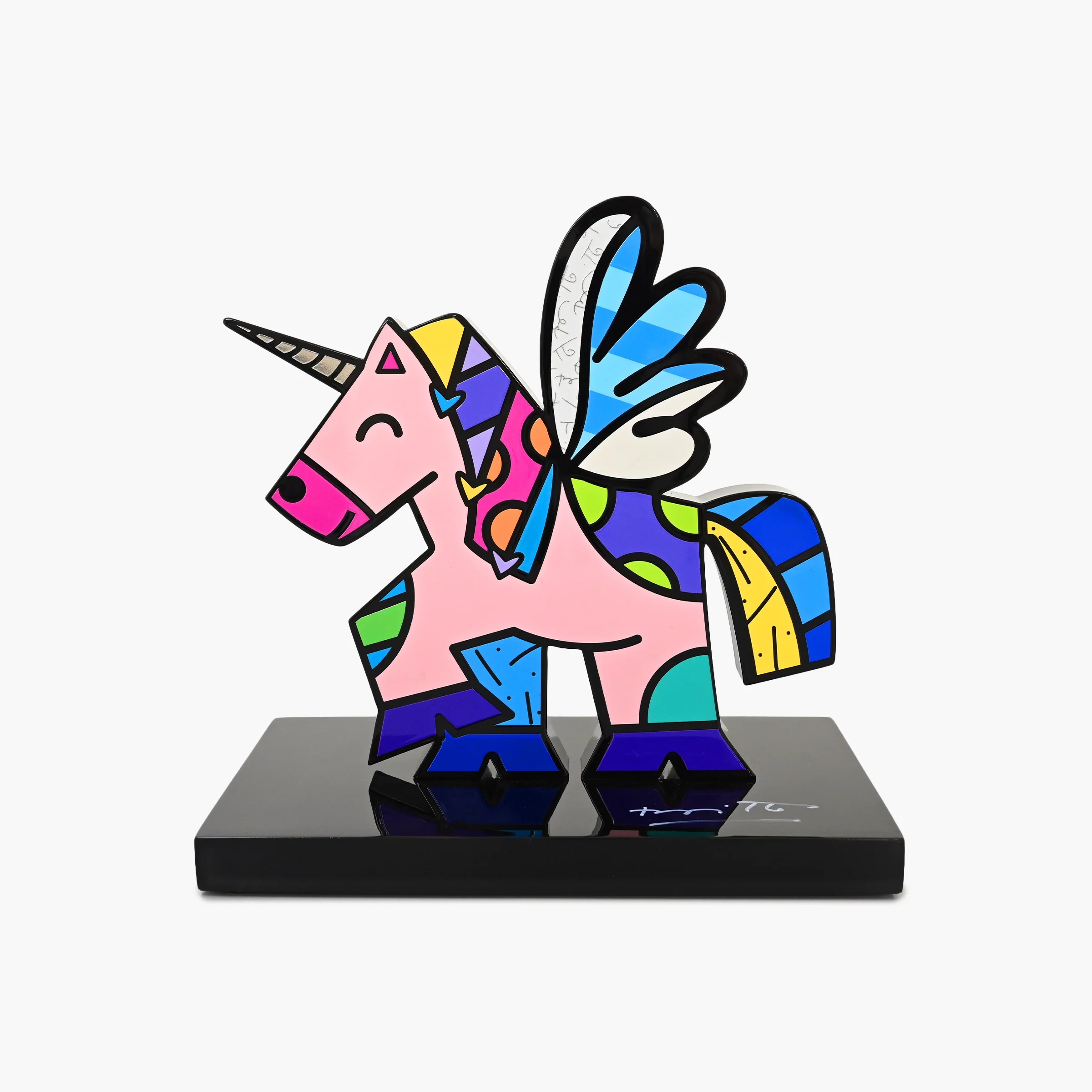 Unicorn (Black Base) - Limited Edition Sculpture