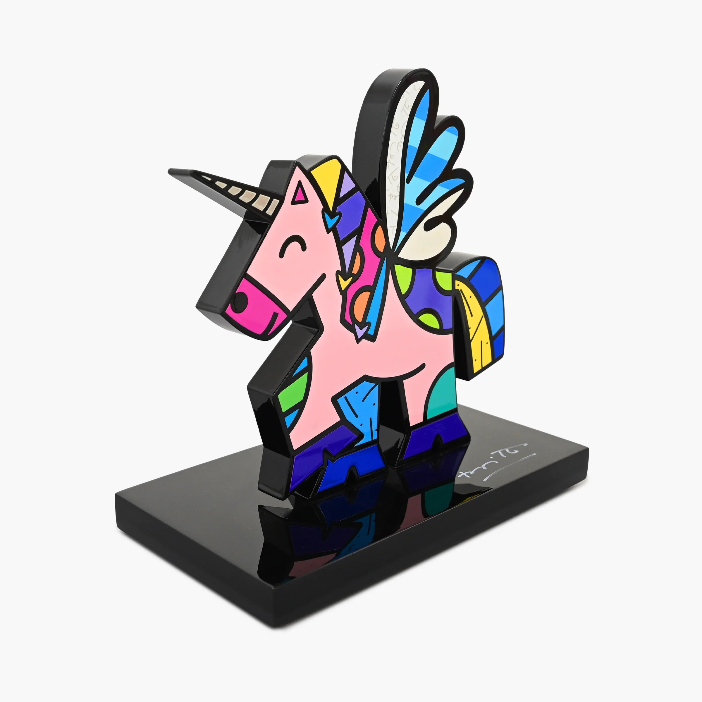 Unicorn (Black Base) - Limited Edition Sculpture - Image 3