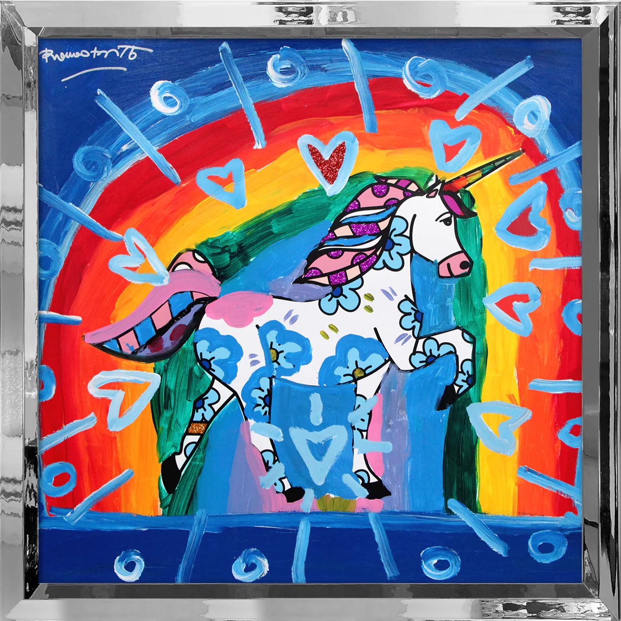 Unicorn - Mixed Media Original - Image 2