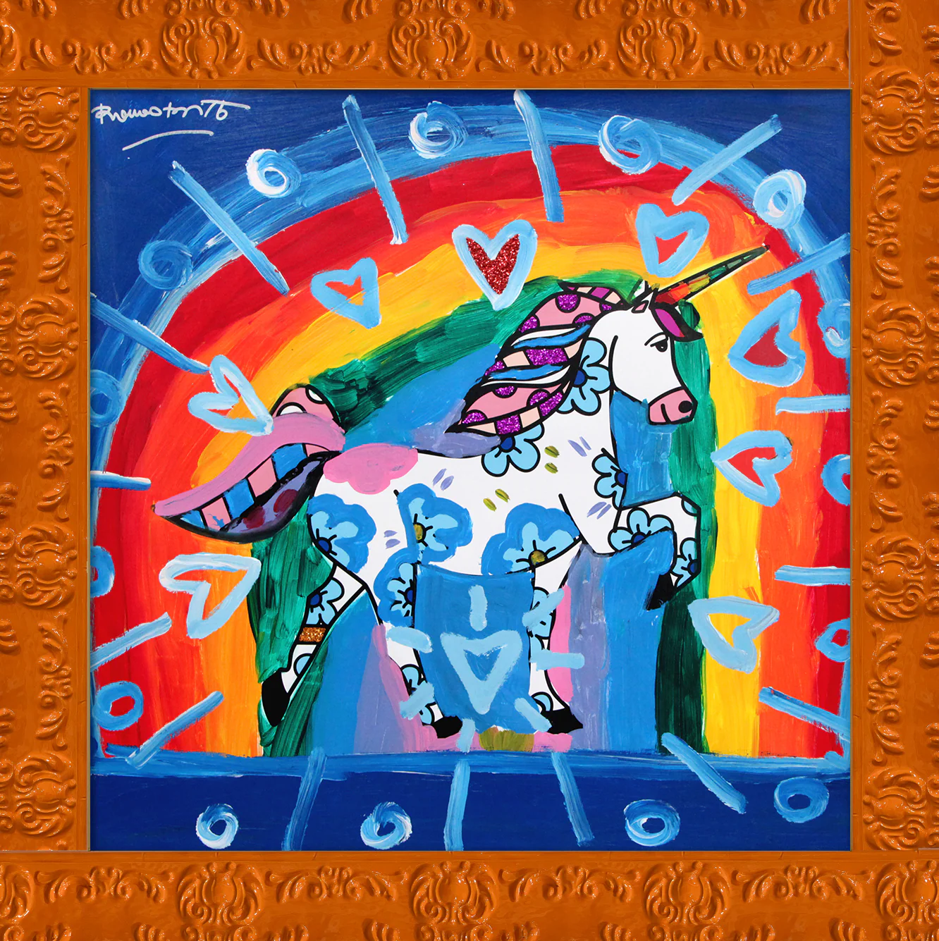 Unicorn - Mixed Media Original - Image 3