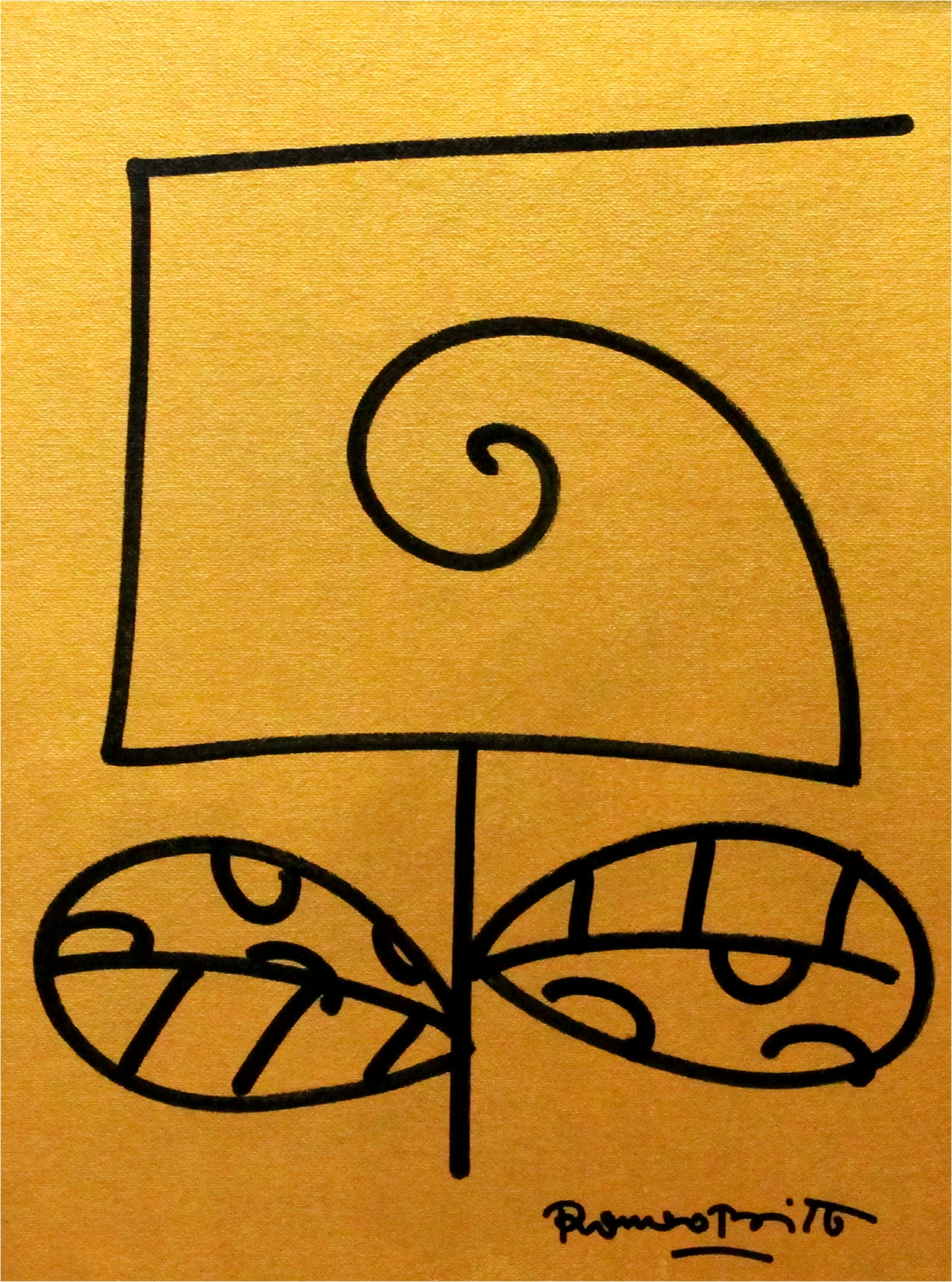 UNTITLED (FLOWER) - Original Drawing