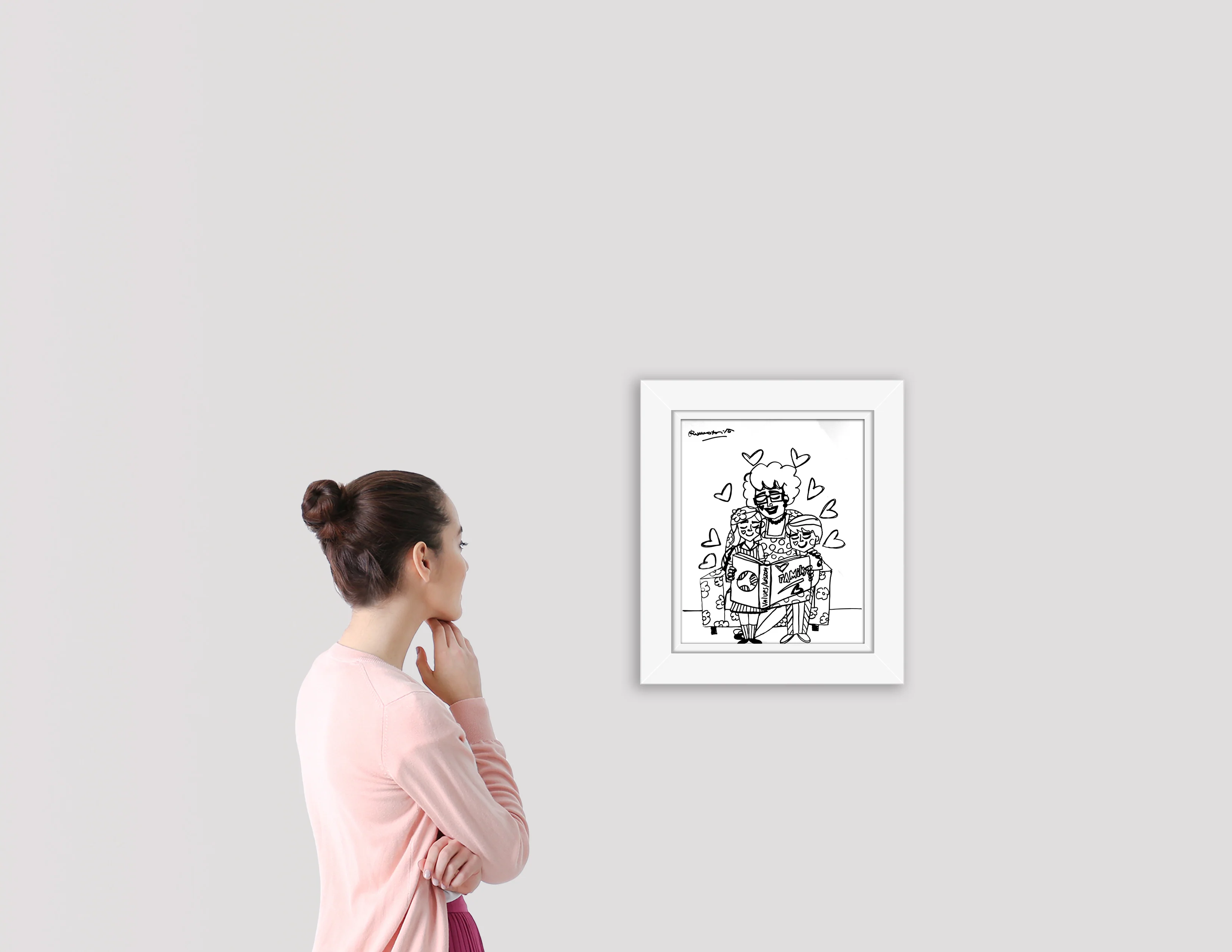VALUES AND WISDOM -  Original Drawing - Image 4