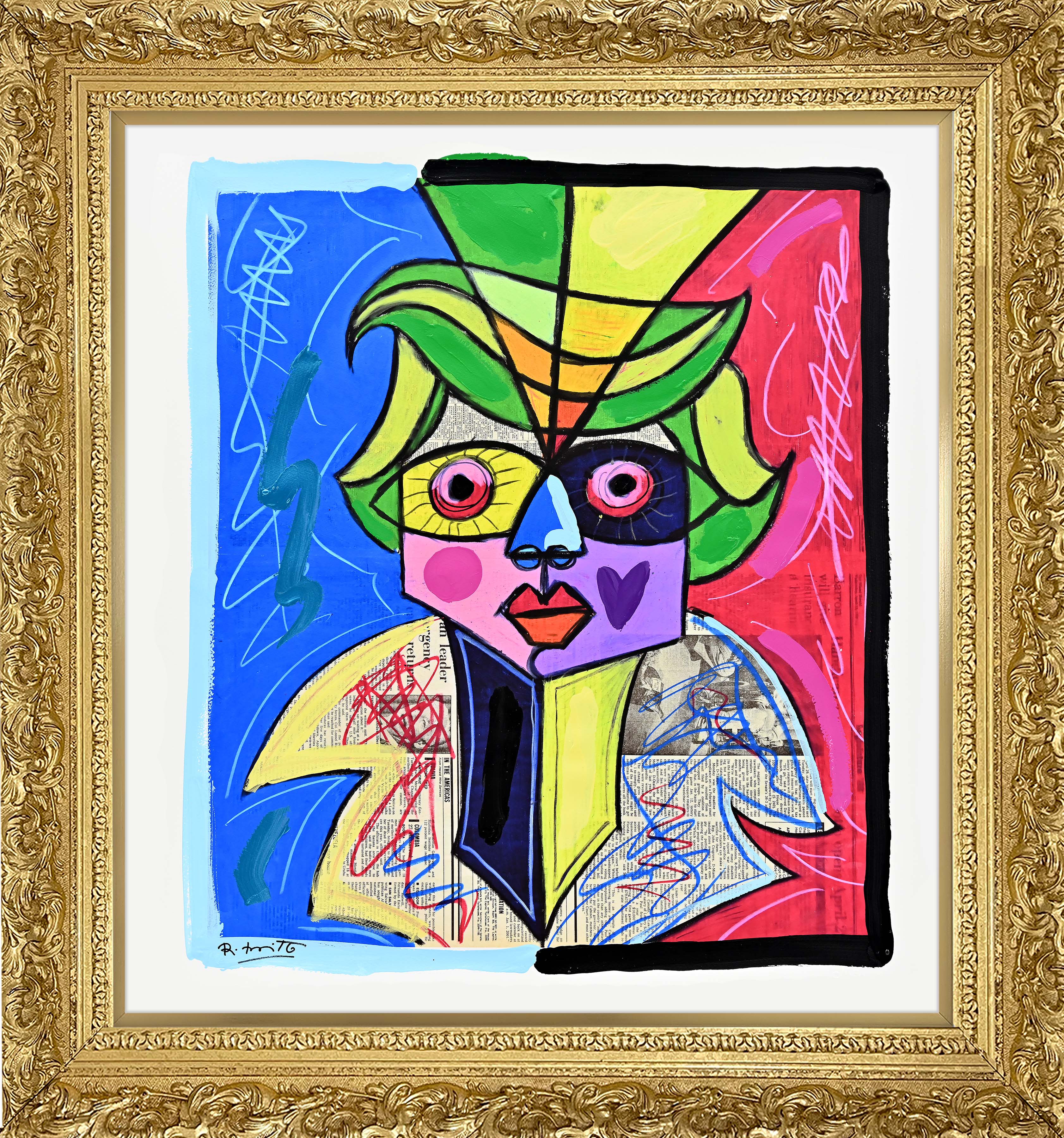 Venice Carnival - Mixed Media Original - Image 11