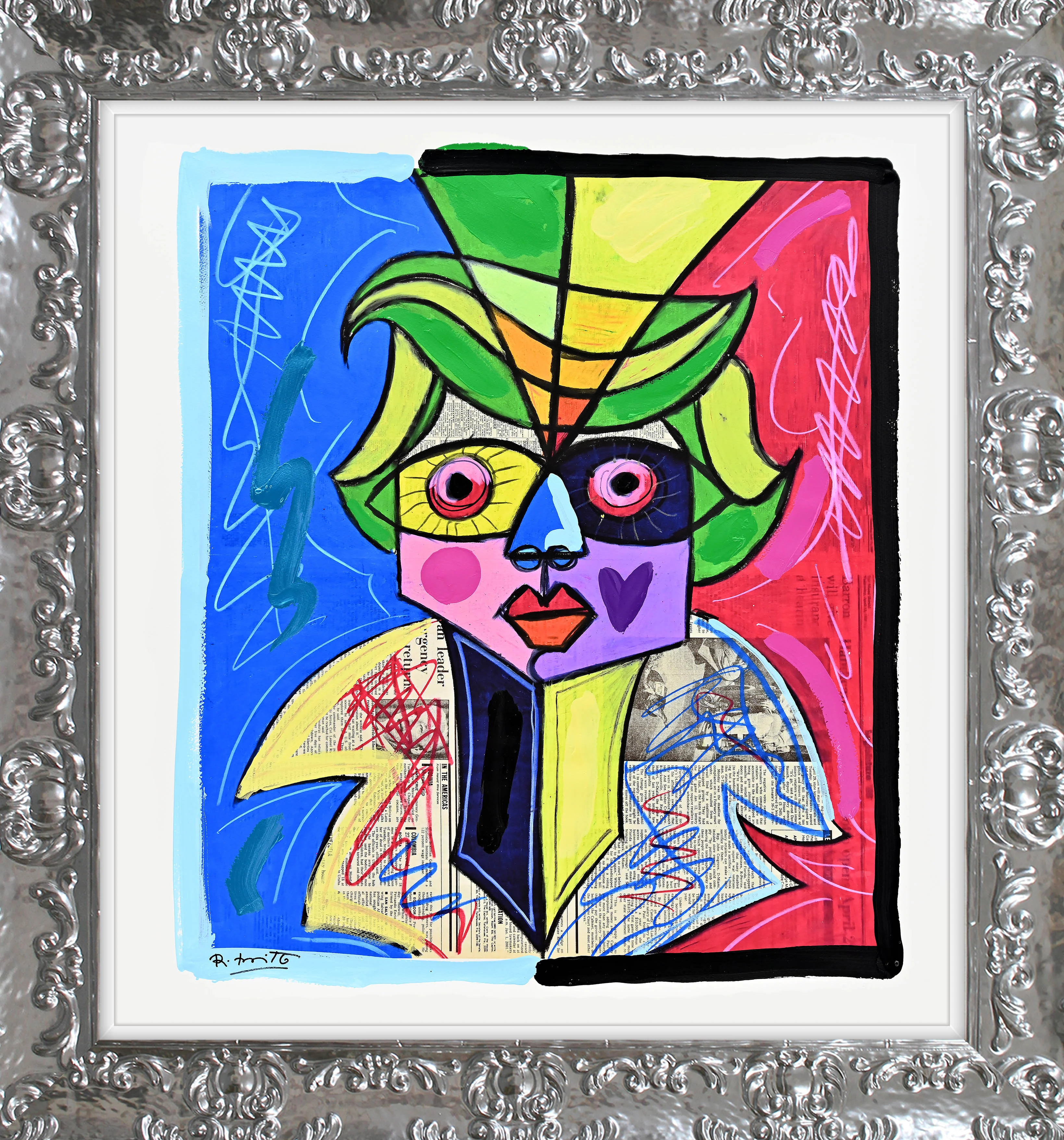 Venice Carnival - Mixed Media Original - Image 12