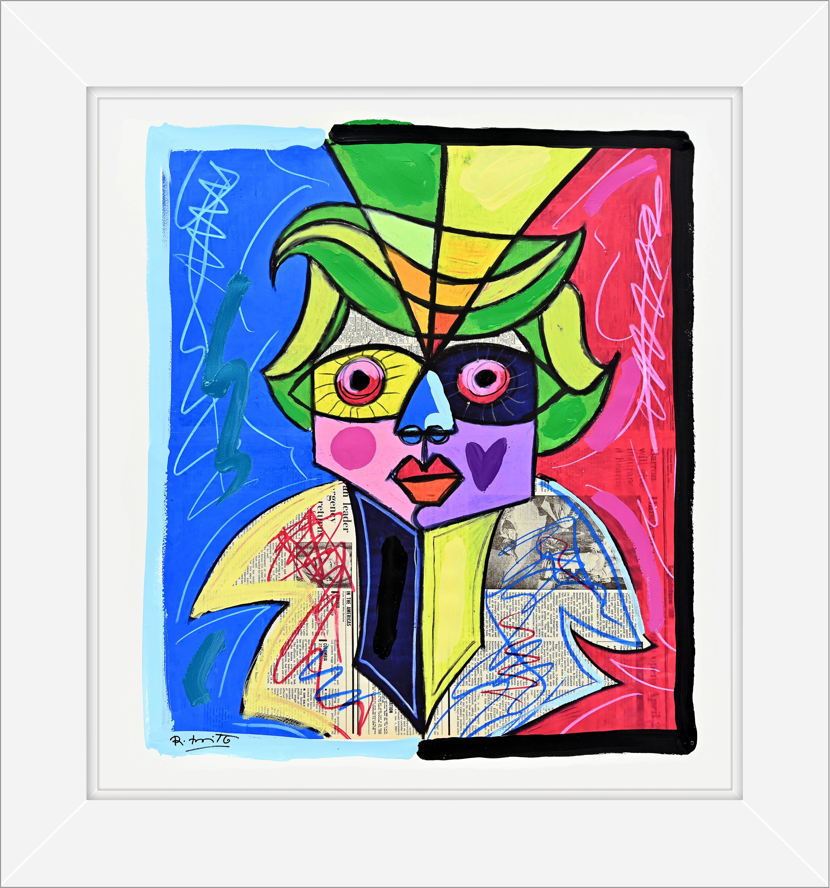 Venice Carnival - Mixed Media Original - Image 14
