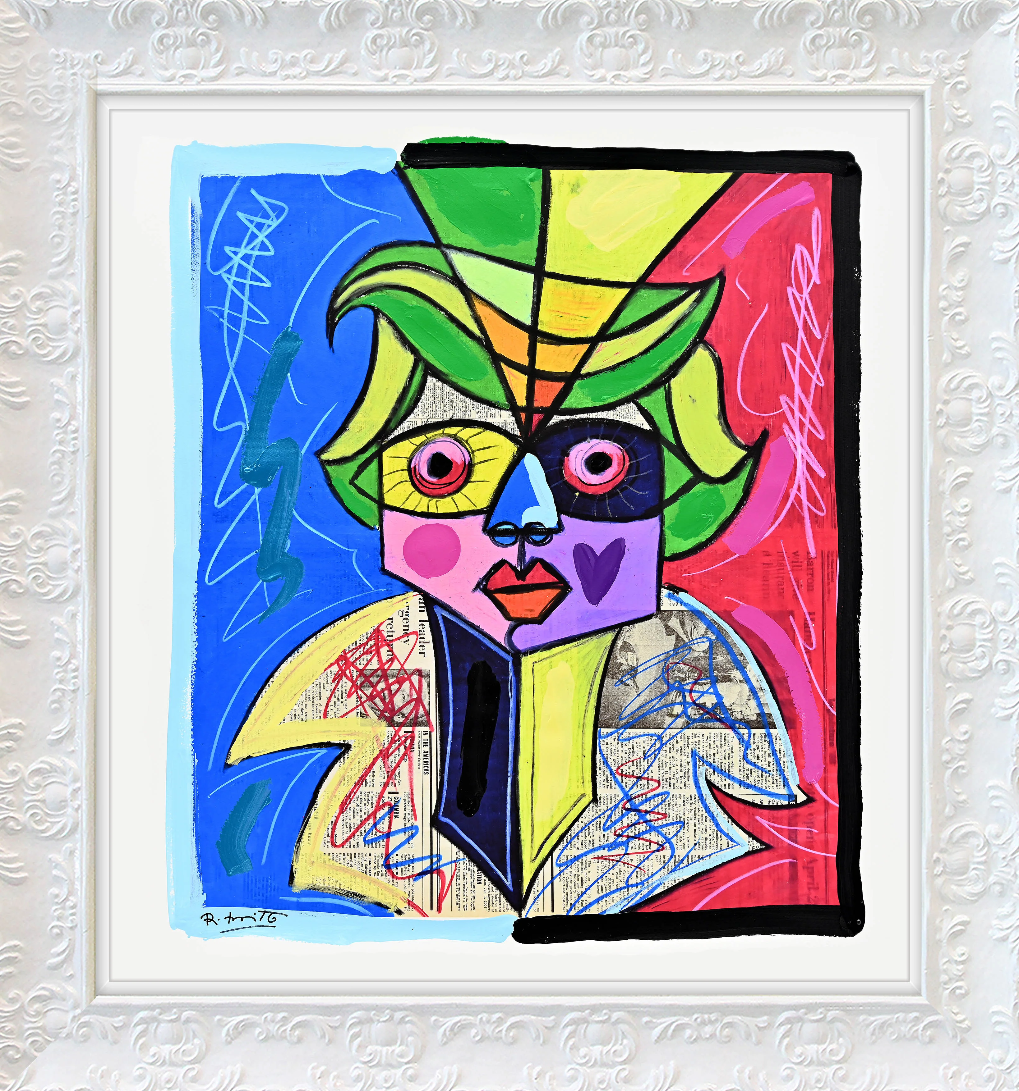 Venice Carnival - Mixed Media Original - Image 16