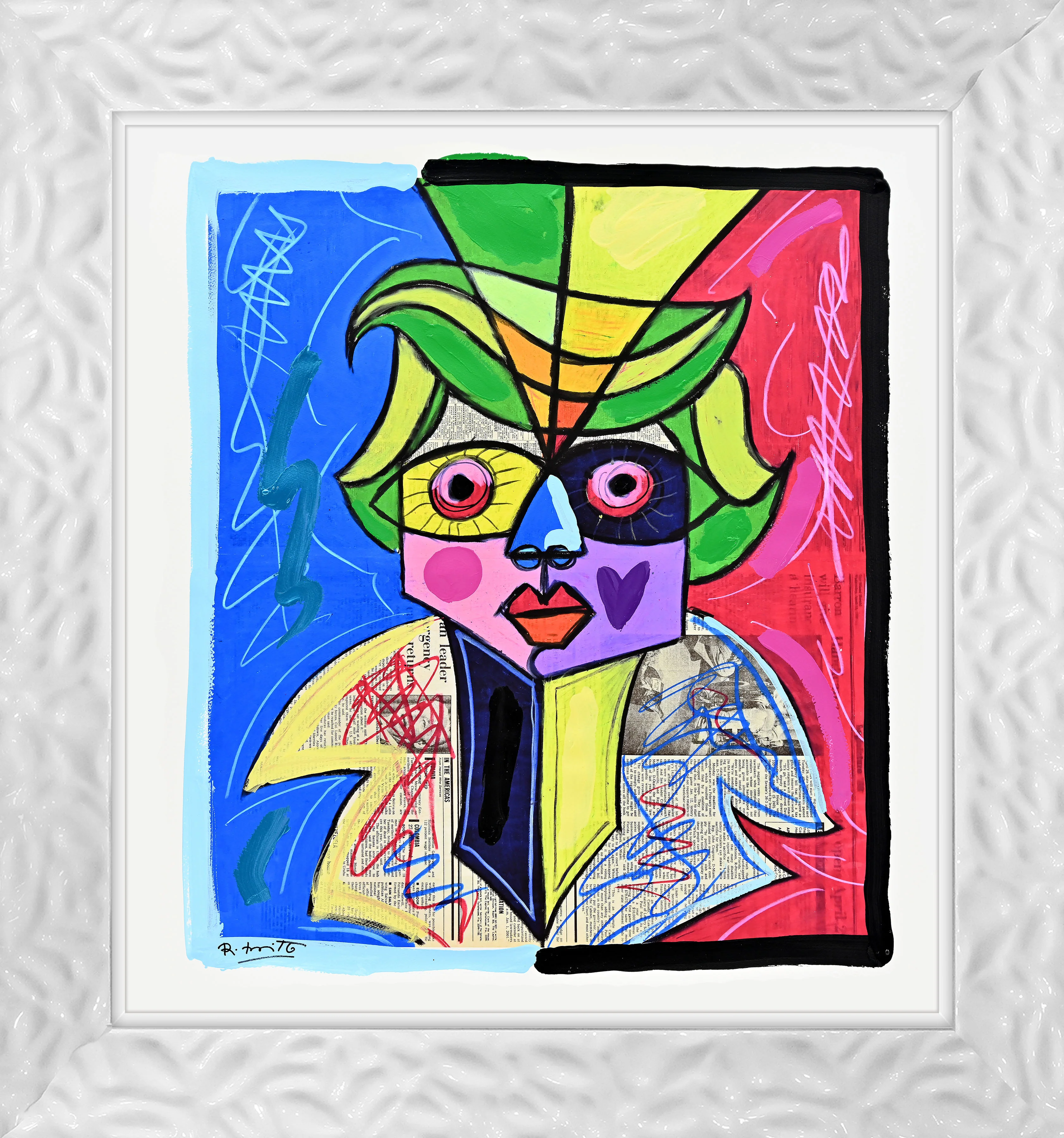 Venice Carnival - Mixed Media Original - Image 18