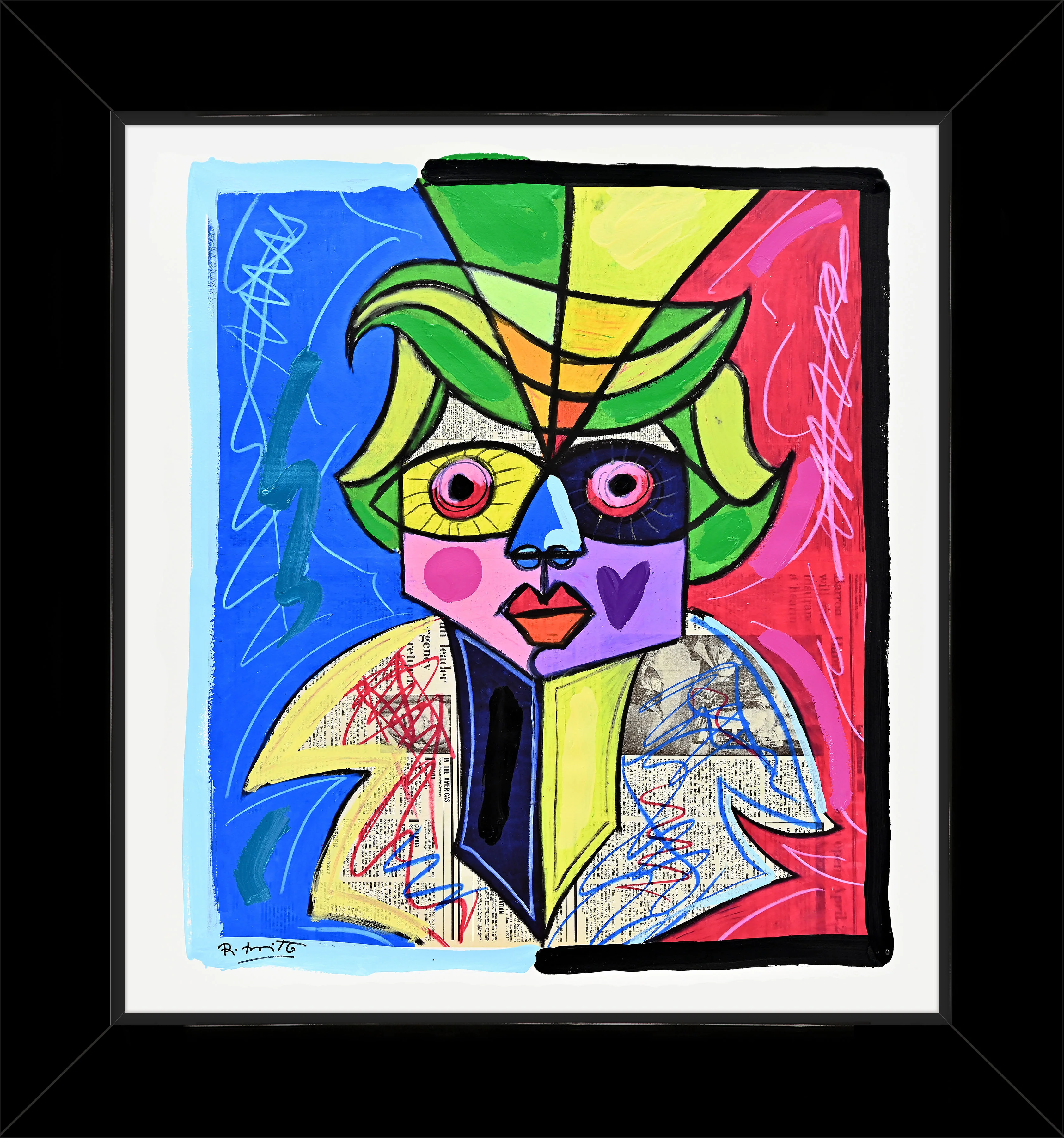 Venice Carnival - Mixed Media Original - Image 2