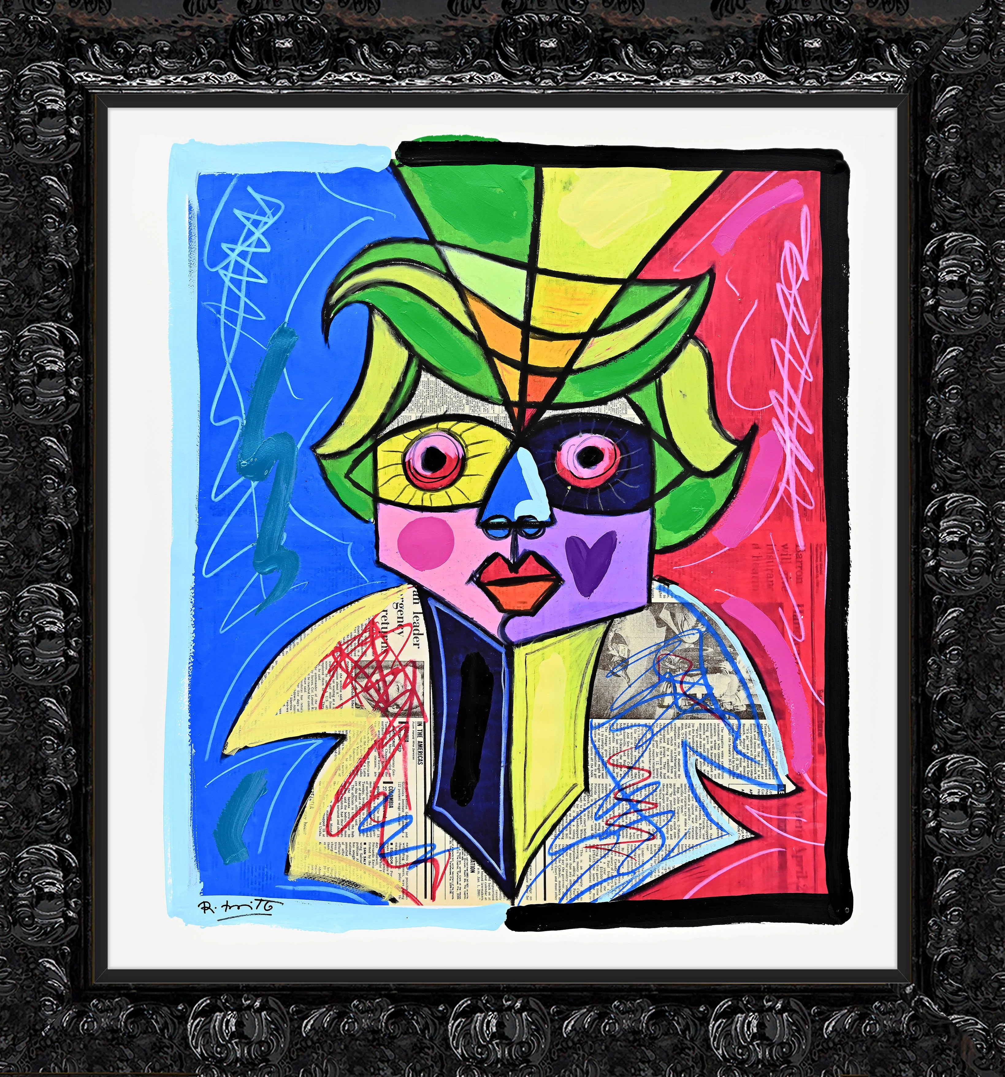 Venice Carnival - Mixed Media Original - Image 6