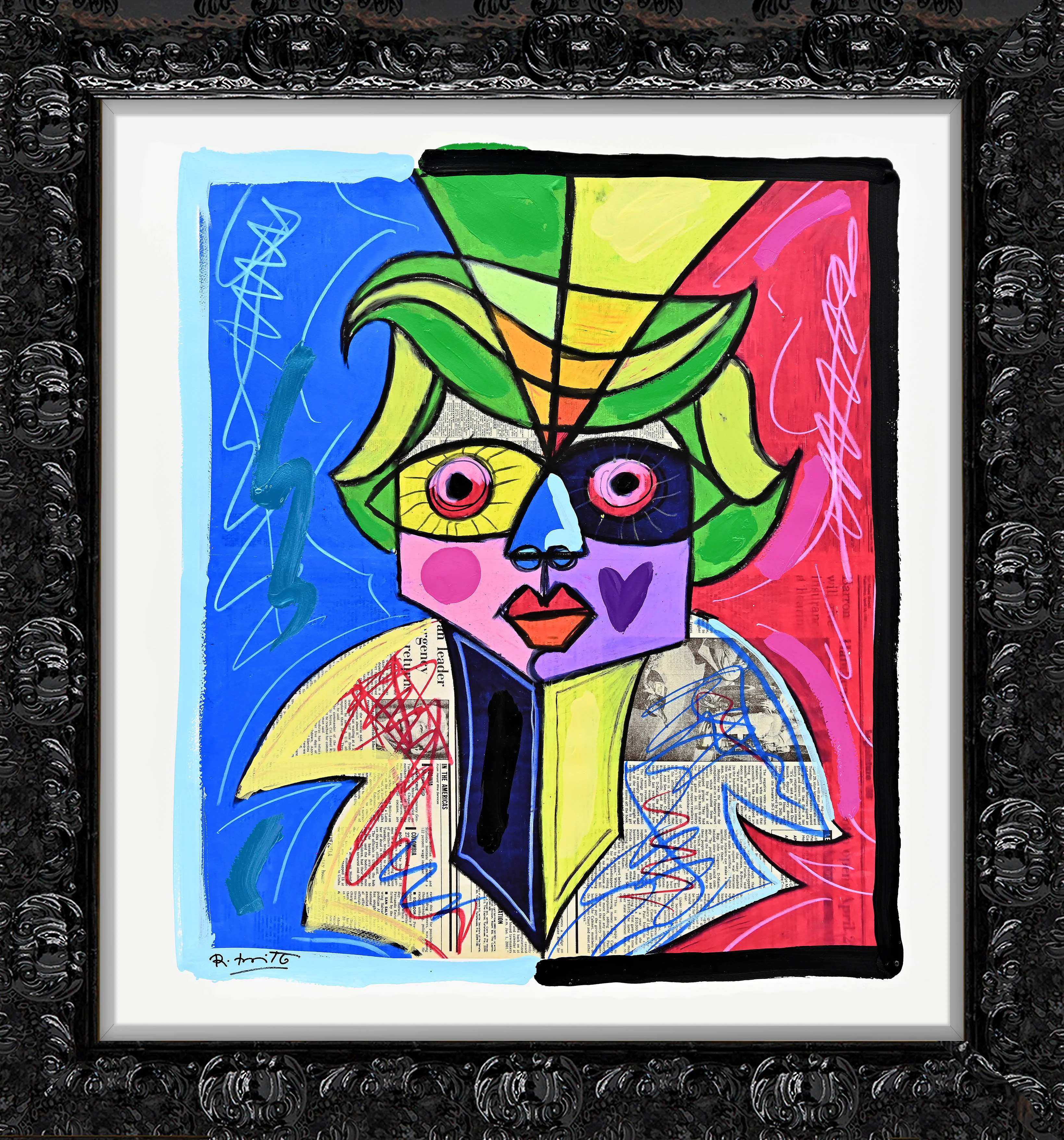 Venice Carnival - Mixed Media Original - Image 7