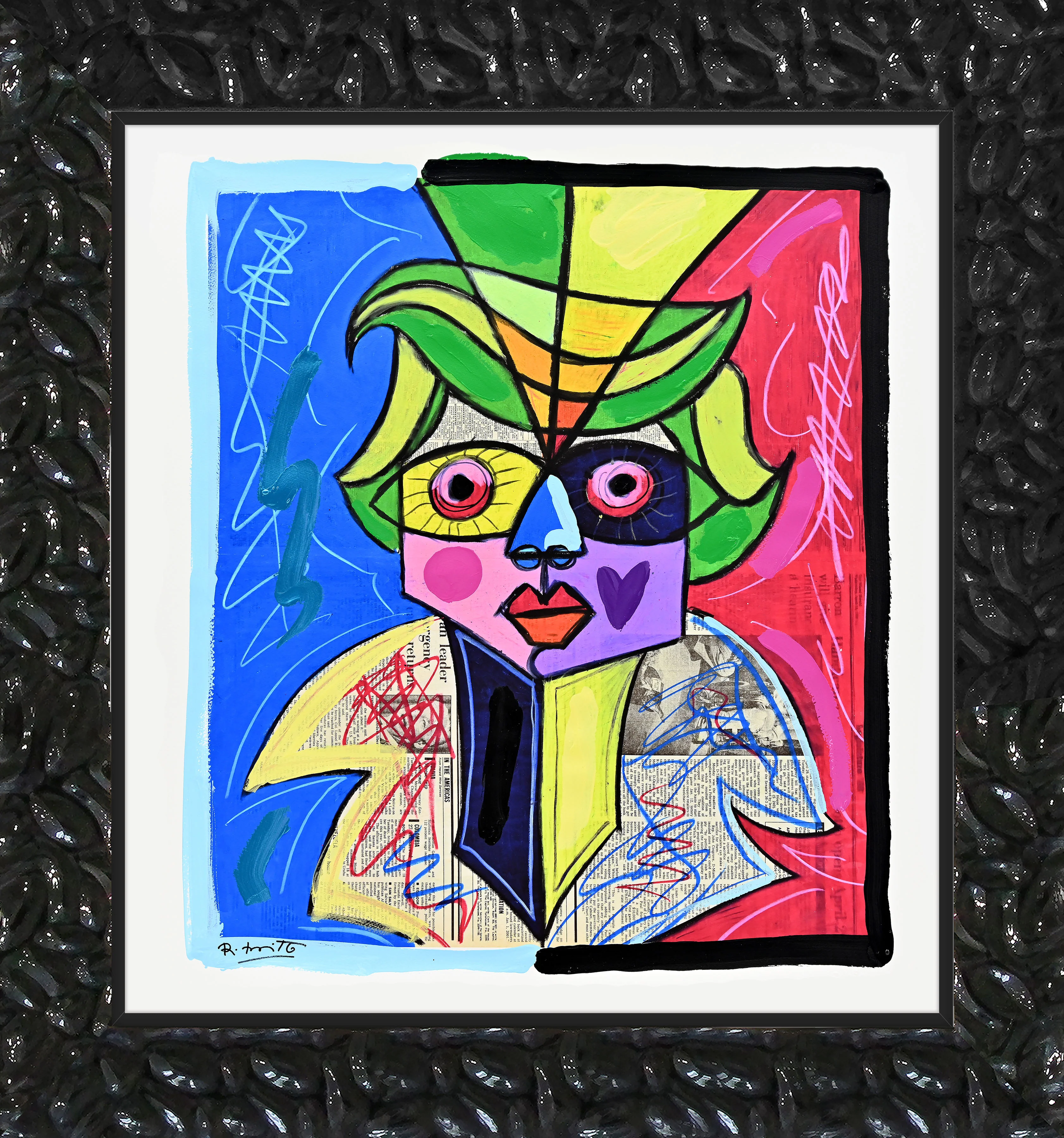 Venice Carnival - Mixed Media Original - Image 8