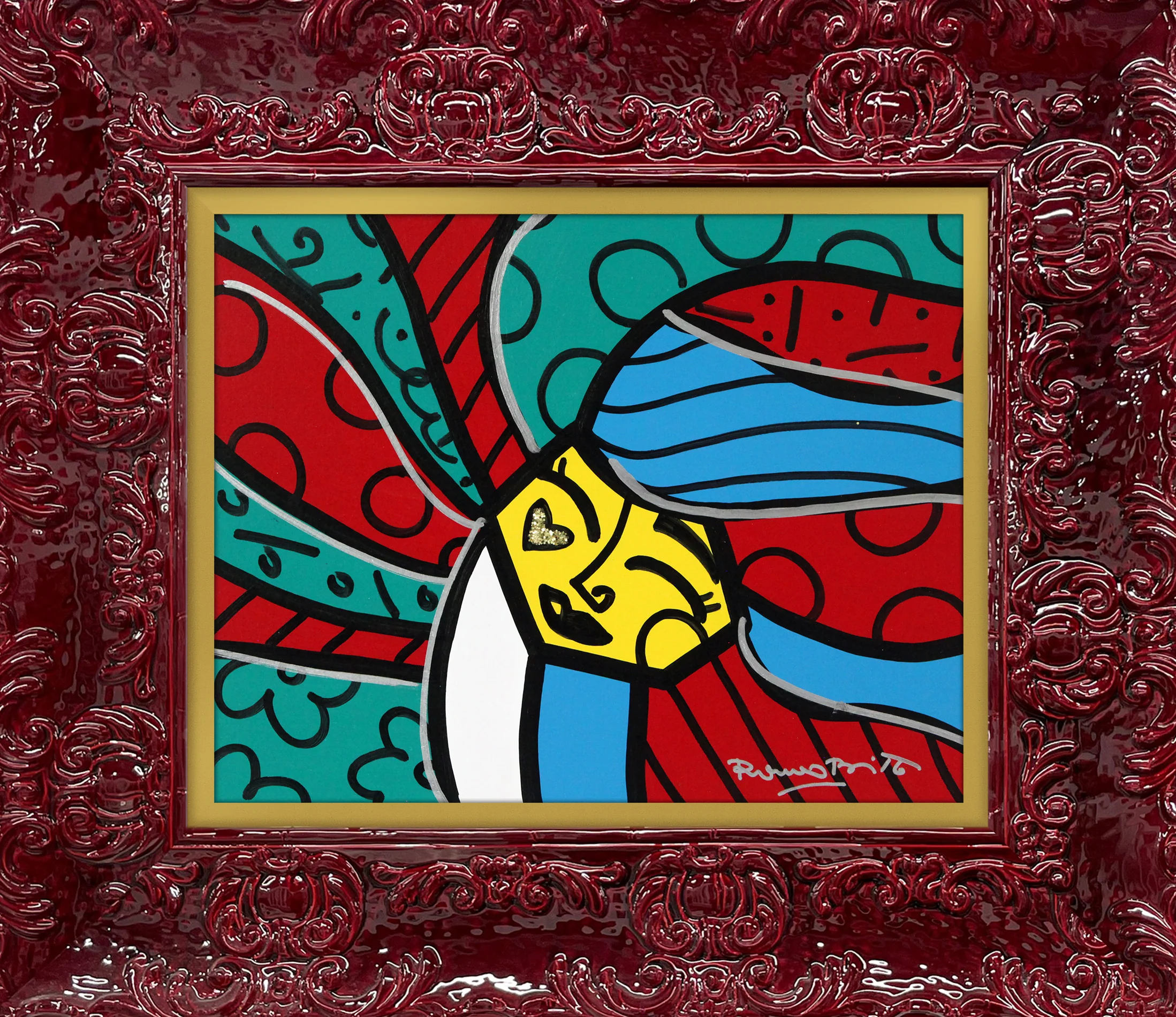 VERMELHO E VERDE - Original Painting - Image 10