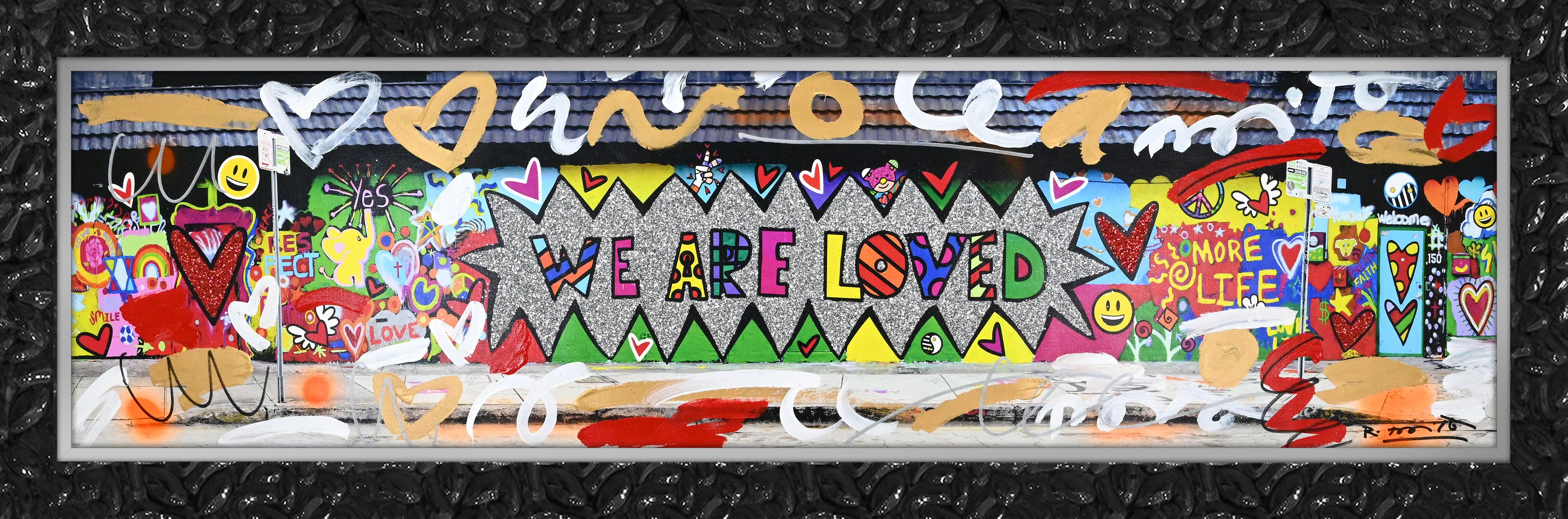 We are Loved (Studio Wall) - Mixed Media Original - Image 10