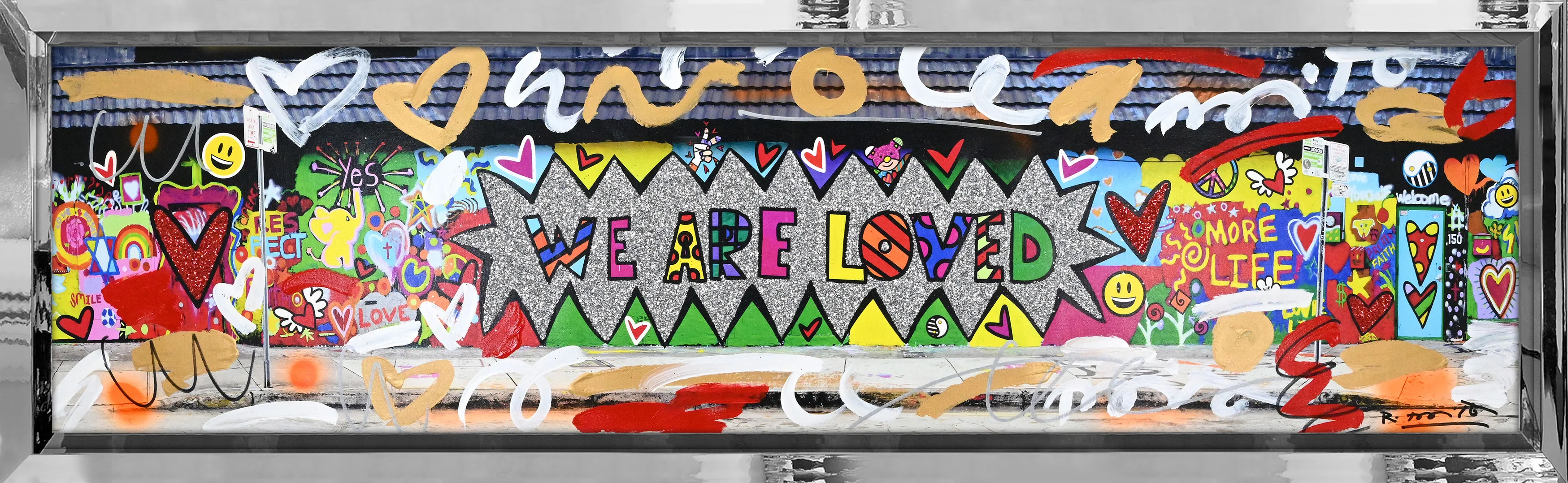 We are Loved (Studio Wall) - Mixed Media Original - Image 11