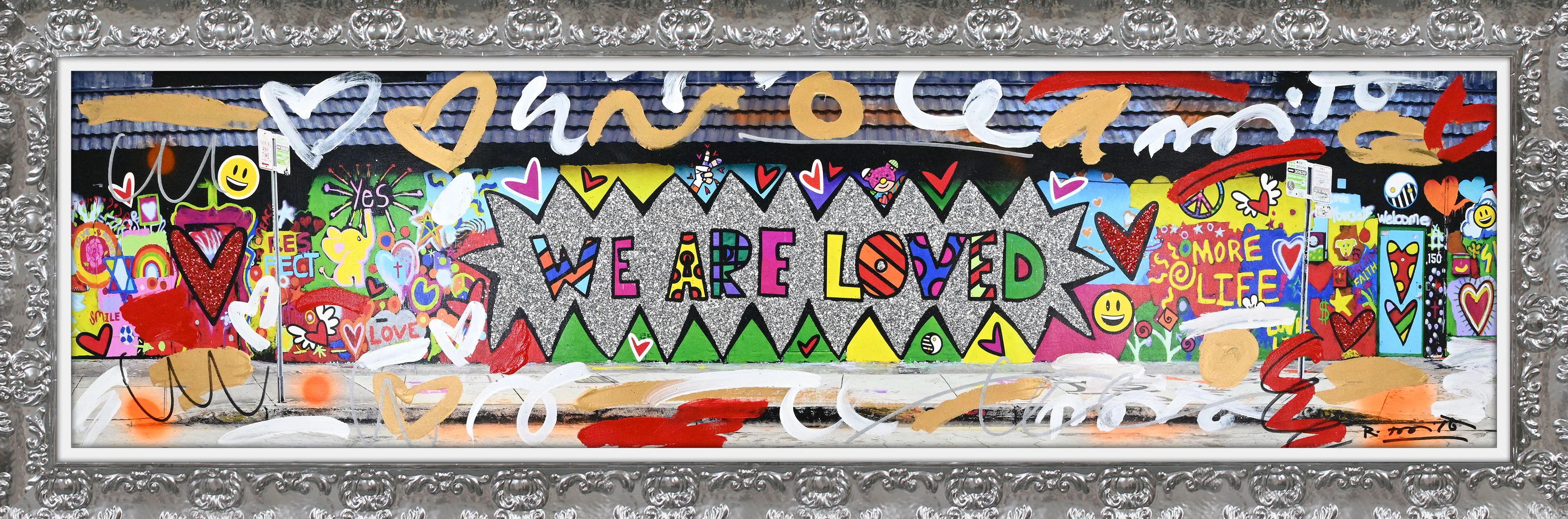 We are Loved (Studio Wall) - Mixed Media Original - Image 12