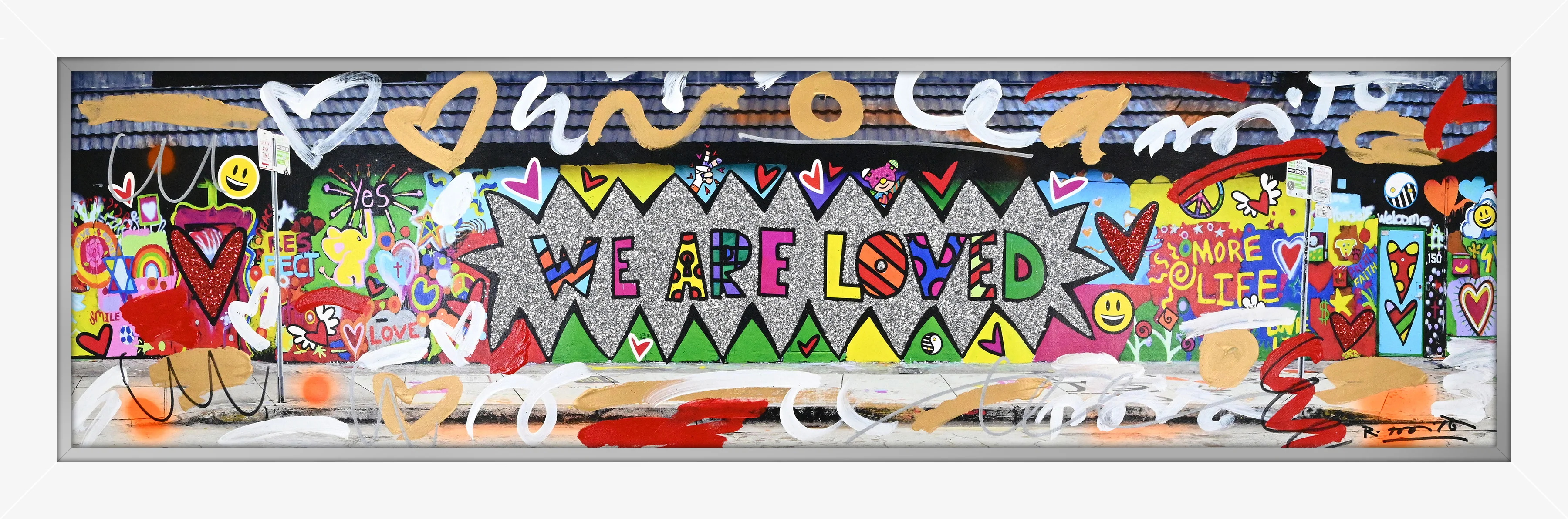 We are Loved (Studio Wall) - Mixed Media Original - Image 13
