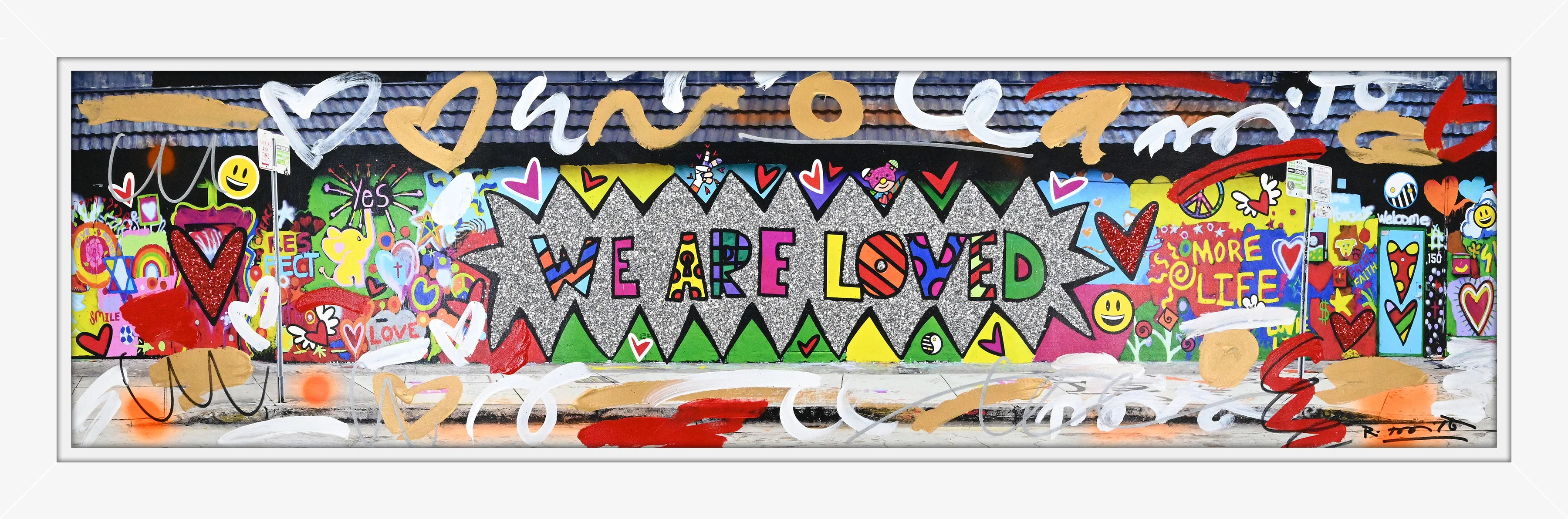 We are Loved (Studio Wall) - Mixed Media Original - Image 14