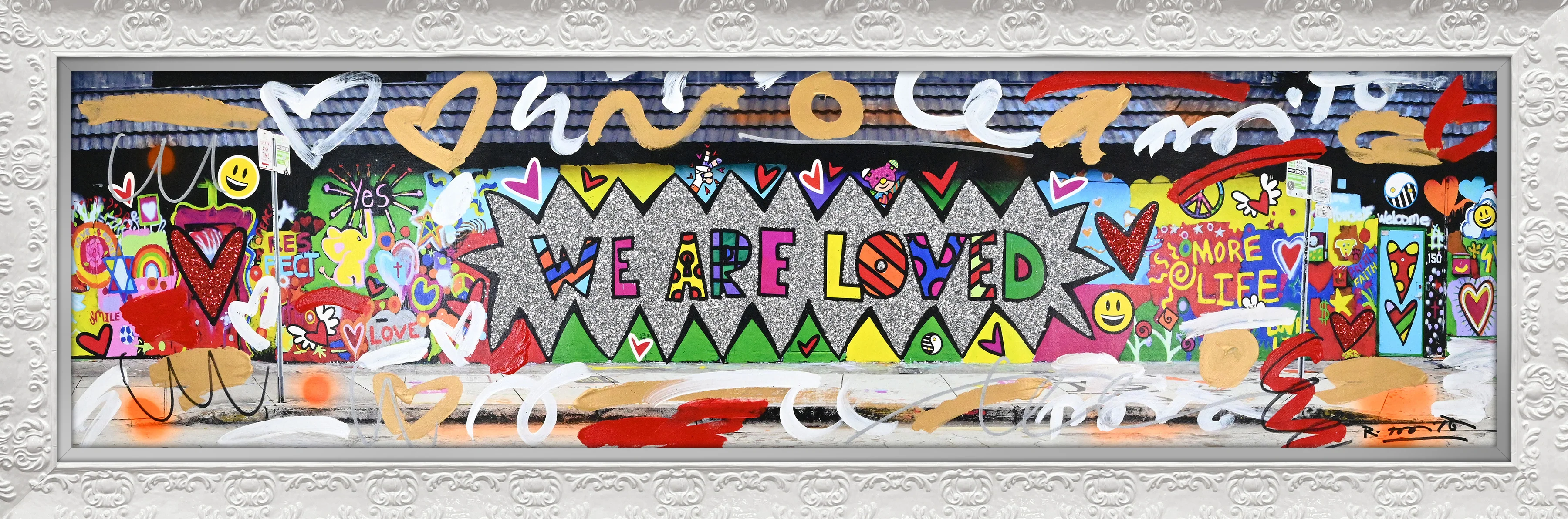 We are Loved (Studio Wall) - Mixed Media Original - Image 15