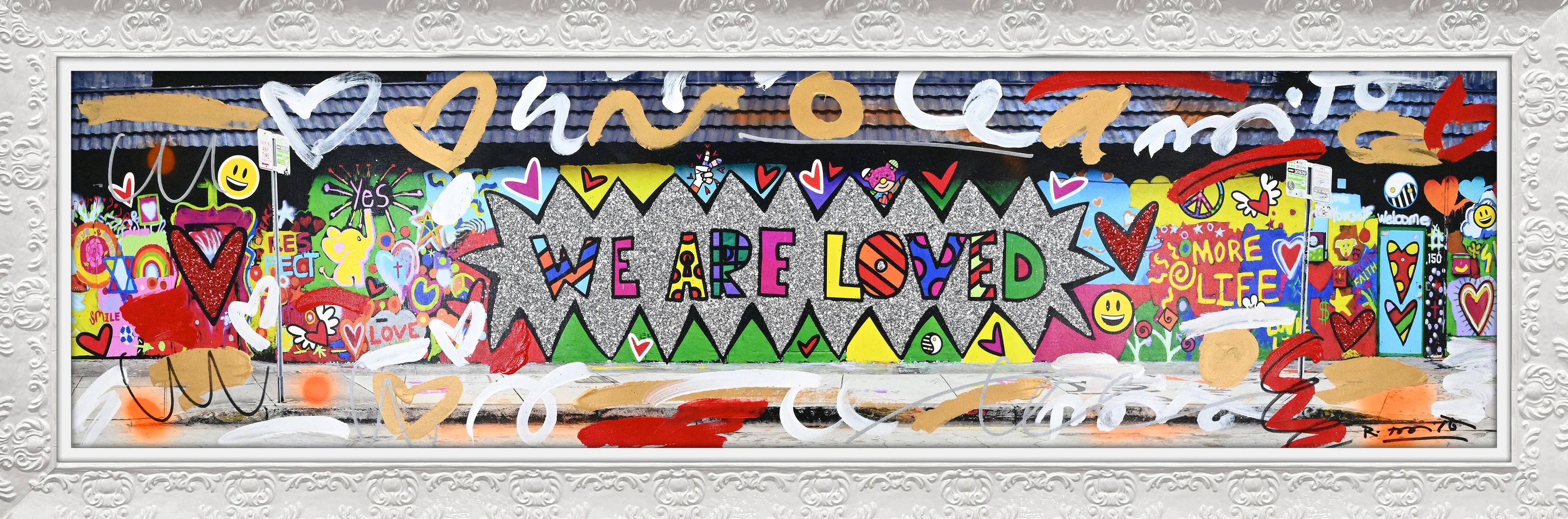 We are Loved (Studio Wall) - Mixed Media Original - Image 16