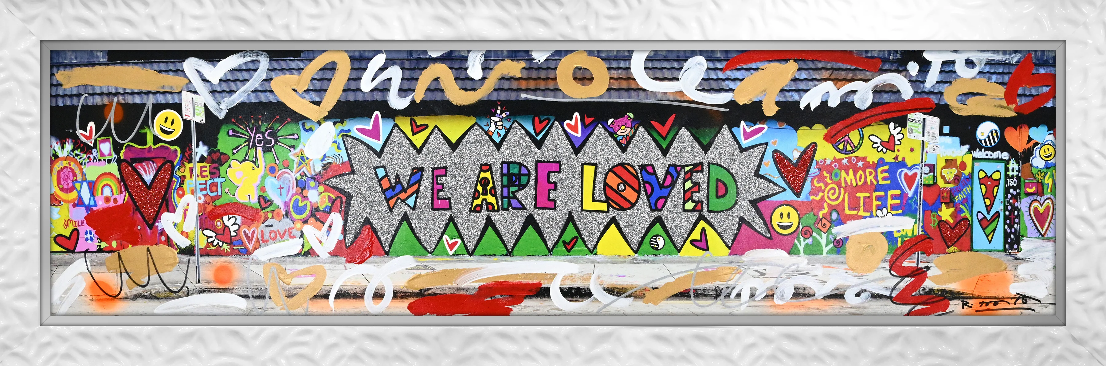 We are Loved (Studio Wall) - Mixed Media Original - Image 17