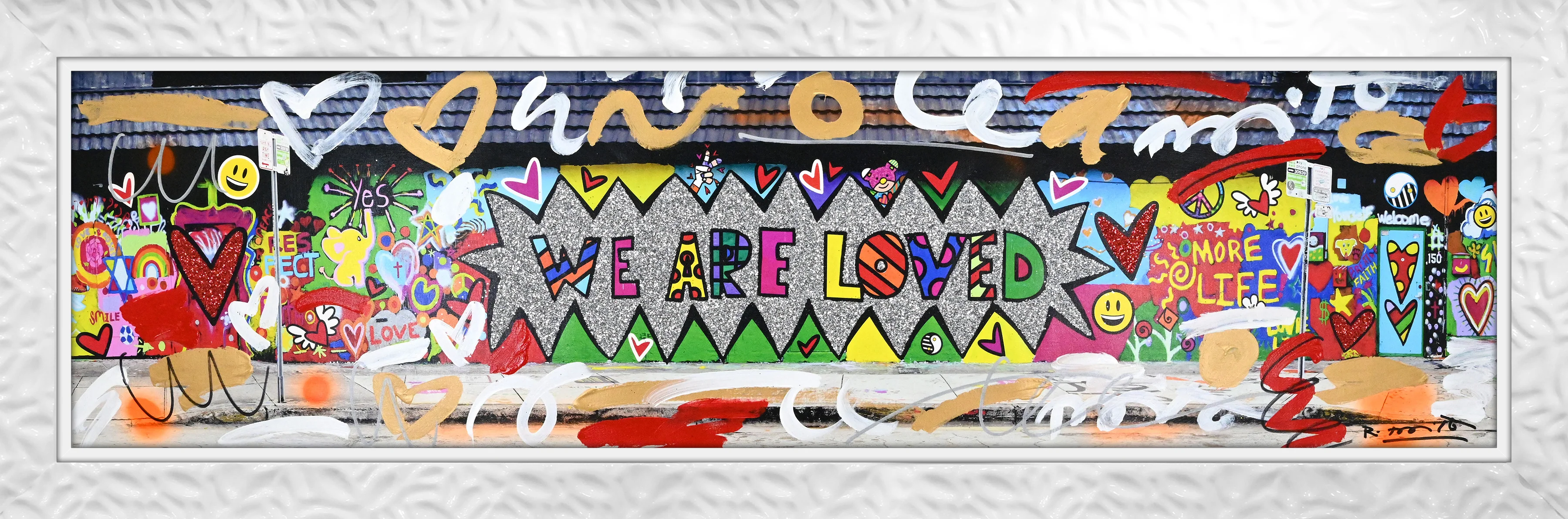 We are Loved (Studio Wall) - Mixed Media Original - Image 18