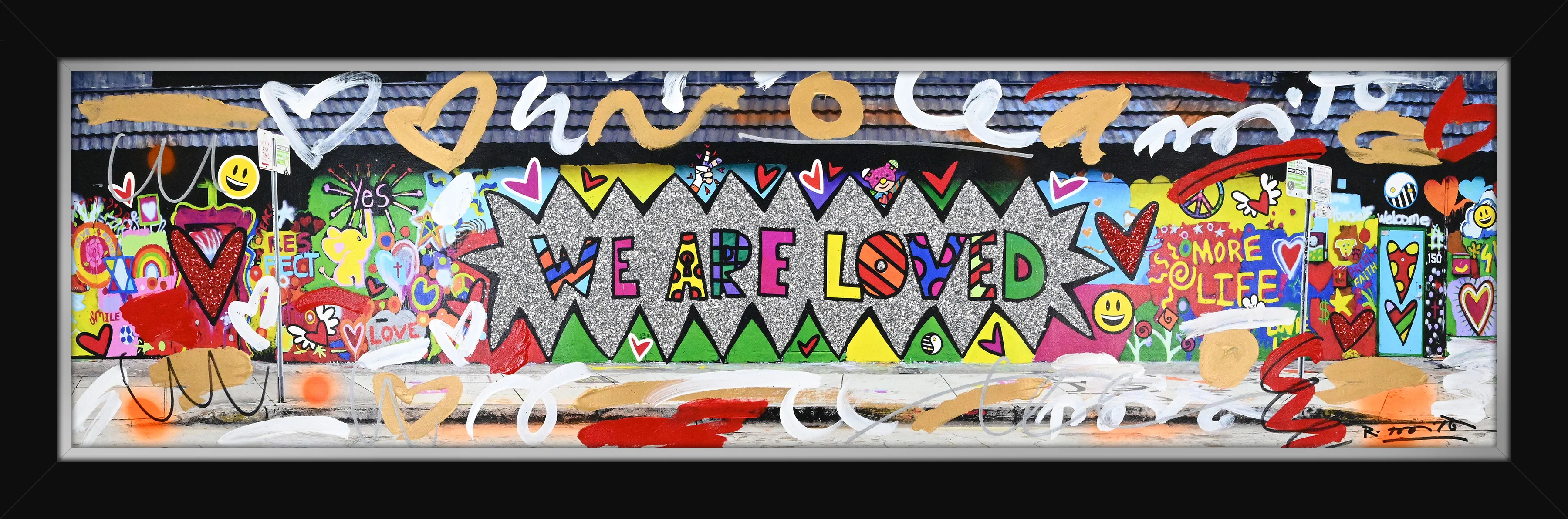 We are Loved (Studio Wall) - Mixed Media Original - Image 6