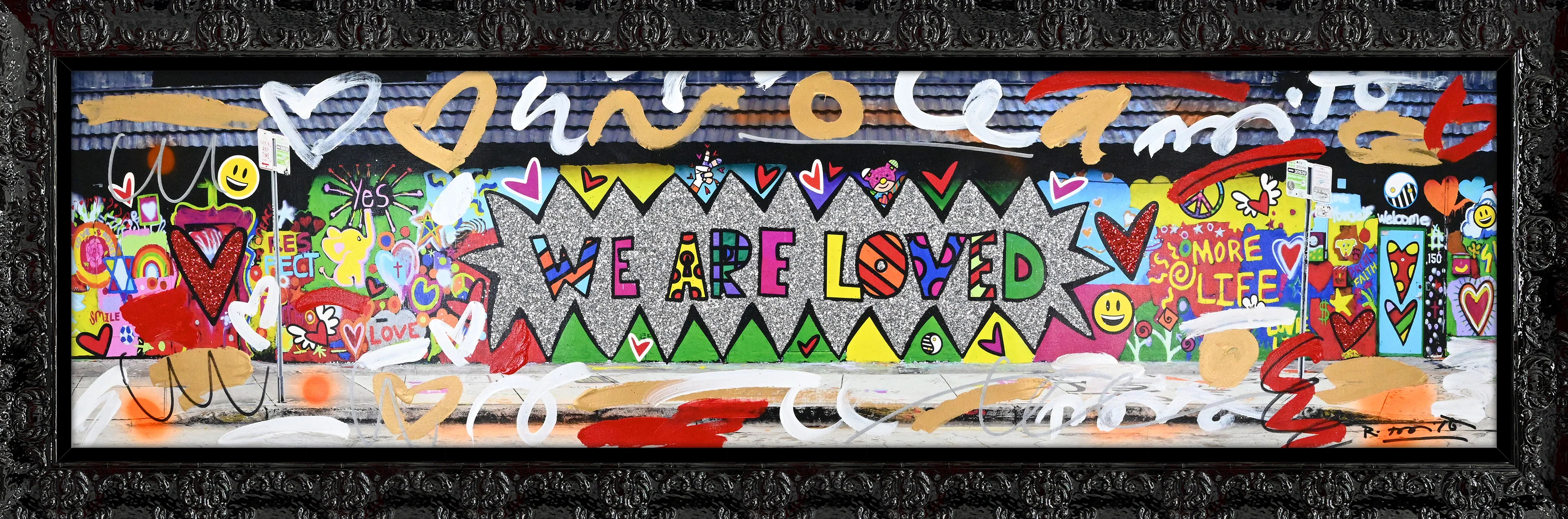 We are Loved (Studio Wall) - Mixed Media Original - Image 7