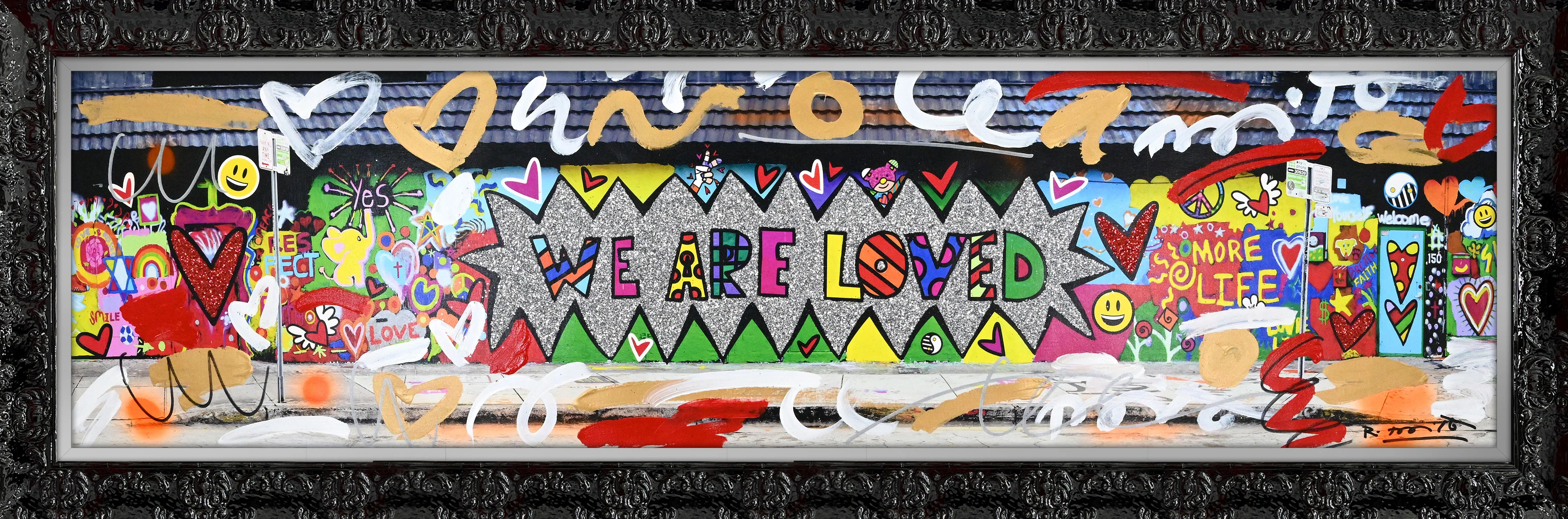 We are Loved (Studio Wall) - Mixed Media Original - Image 8
