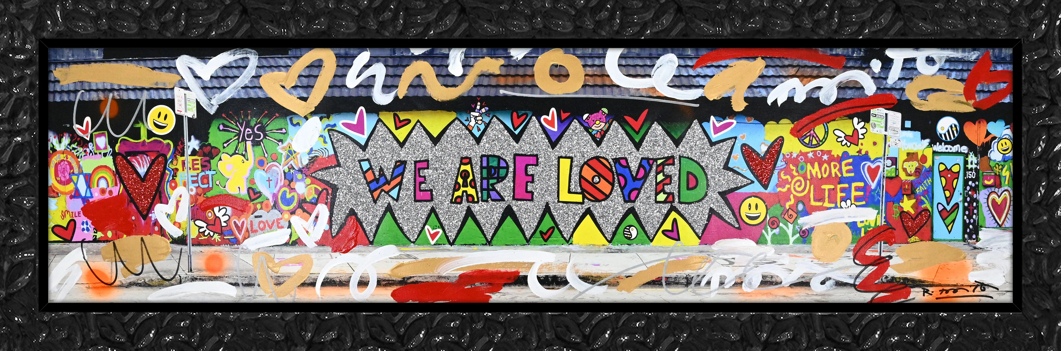 We are Loved (Studio Wall) - Mixed Media Original - Image 9