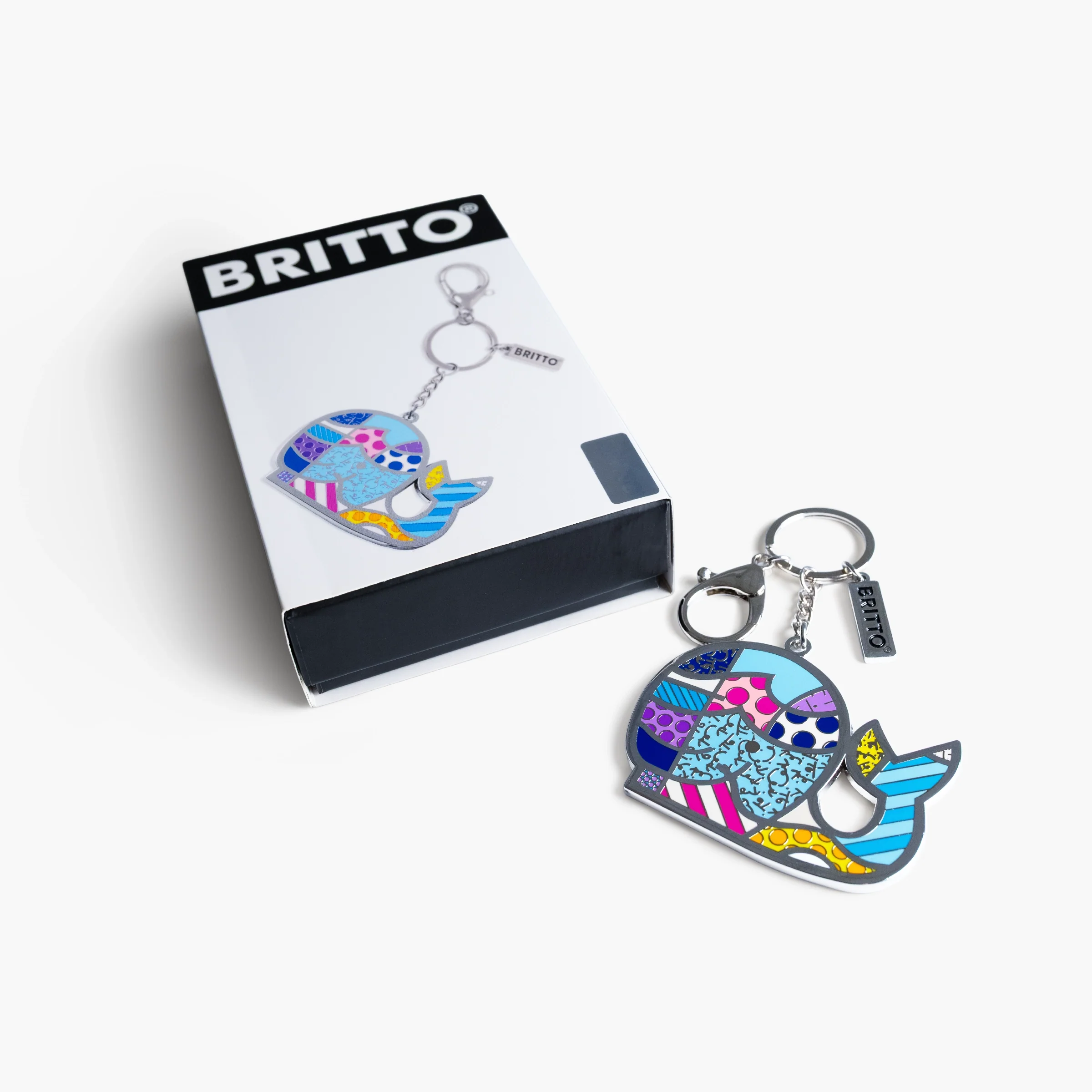 Whale Britto Keychain & Bag Charm - Image 3