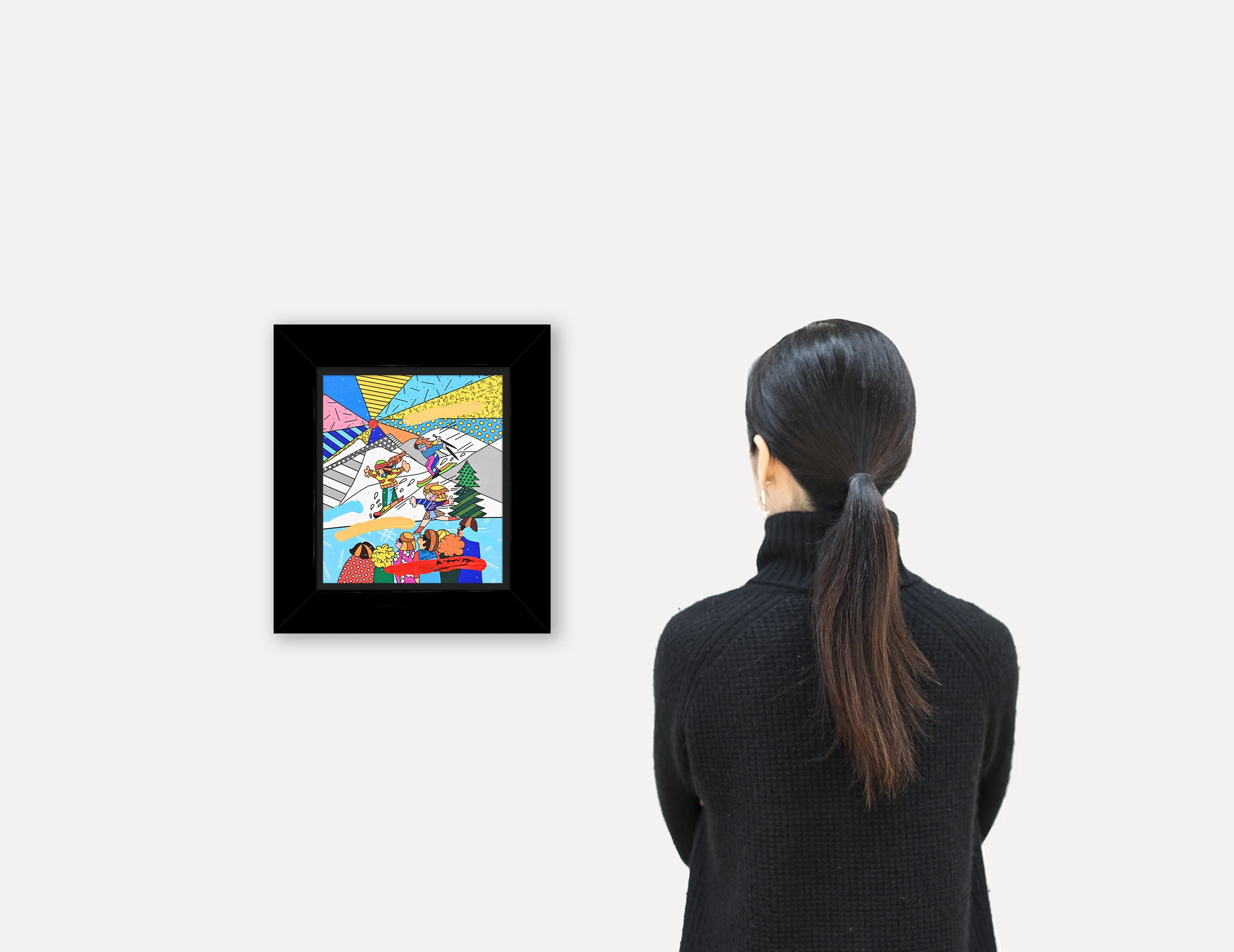 Winter Days - Mixed Media Original - Image 3