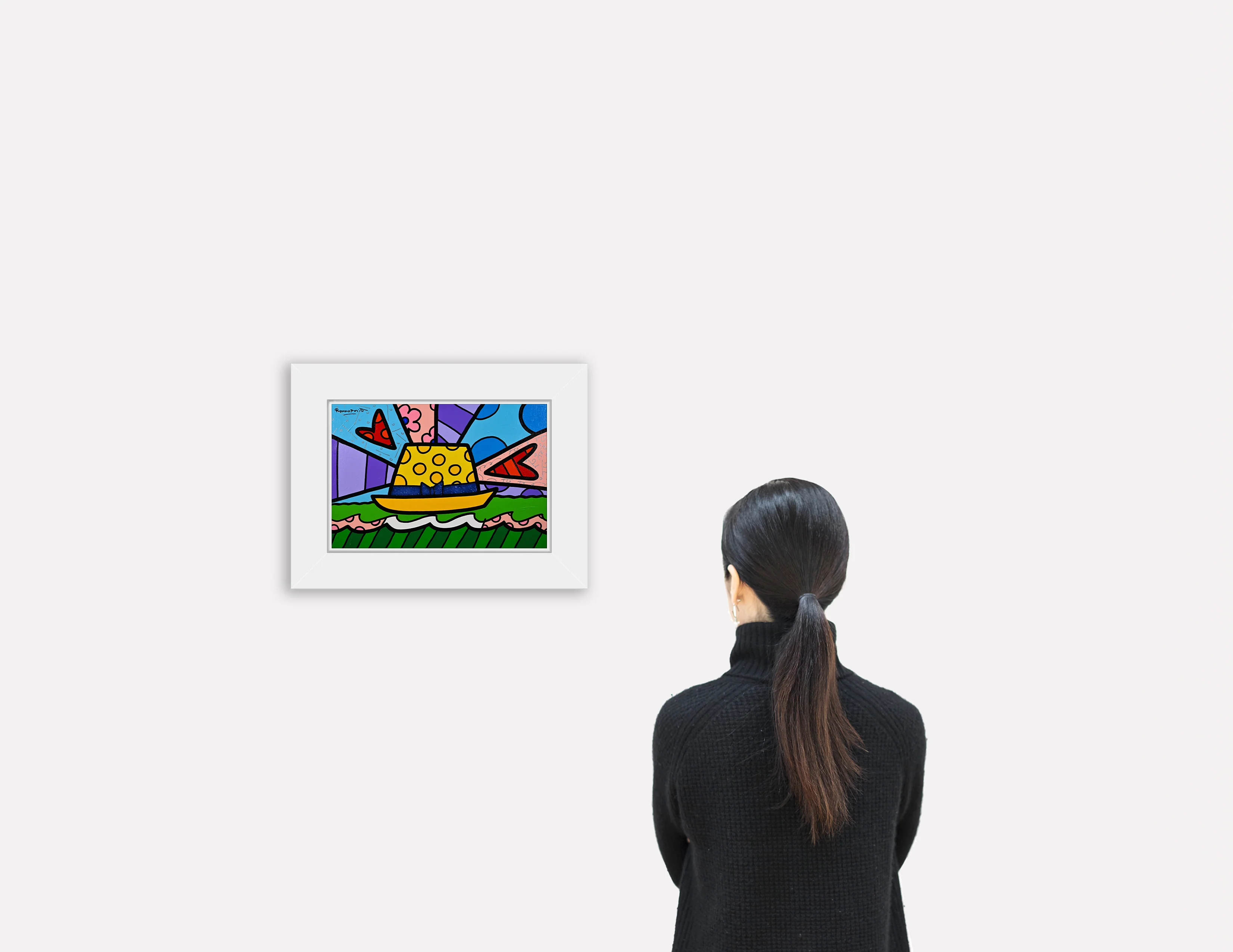 YELLOW HAT - Original Painting - Image 4