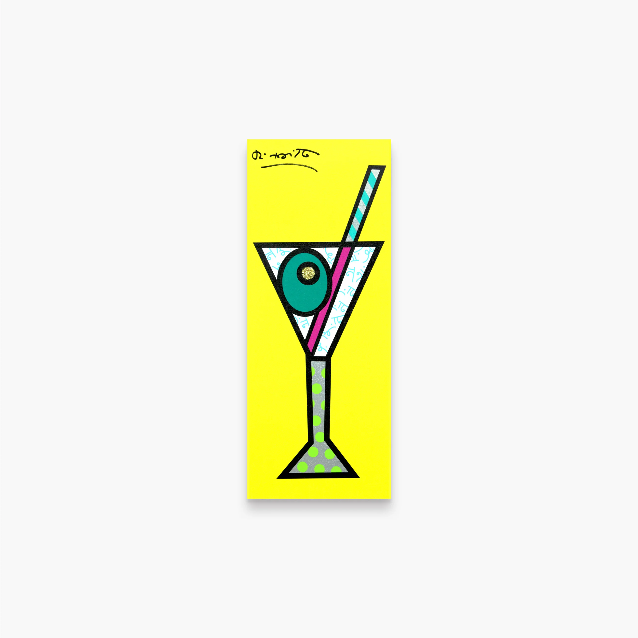 Yellow Martini - Limited Edition Print